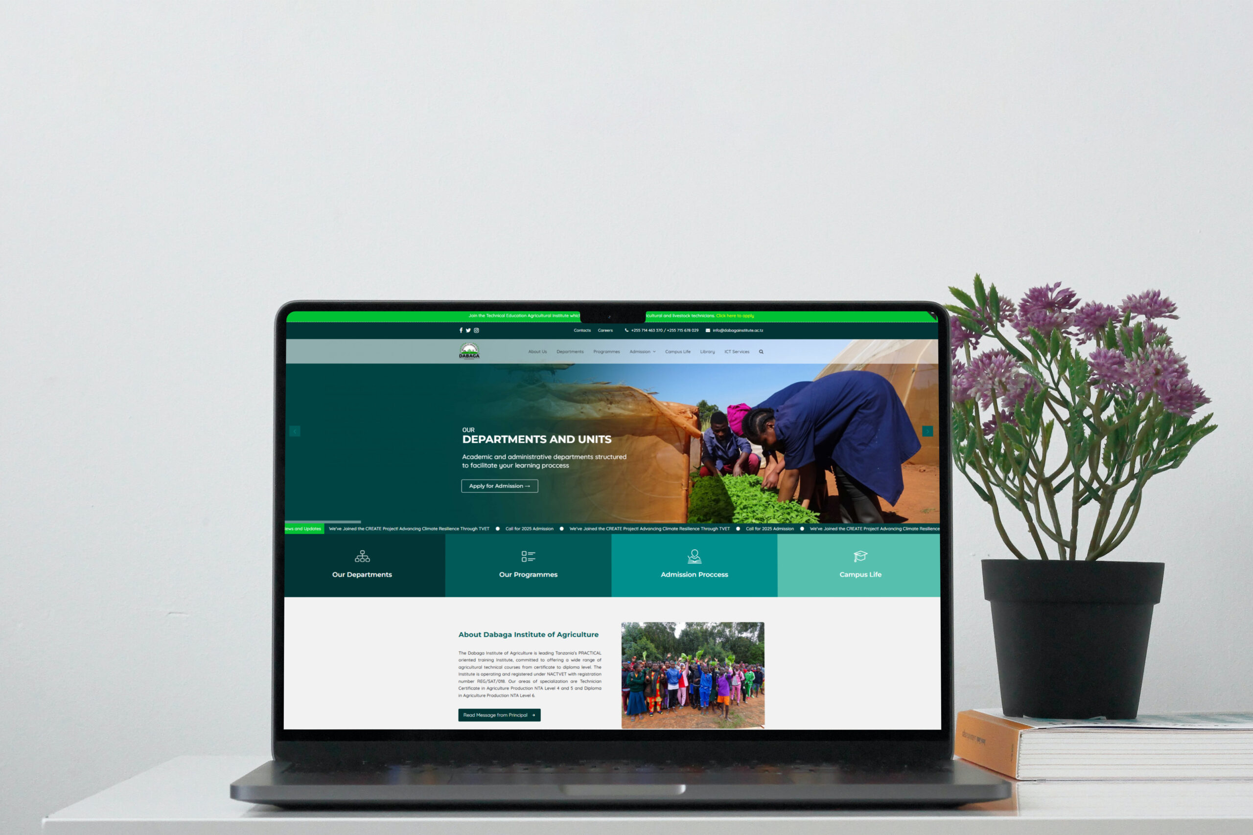 Academic Web Development and SEO: A Full-Stack Transformation for Dabaga Institute